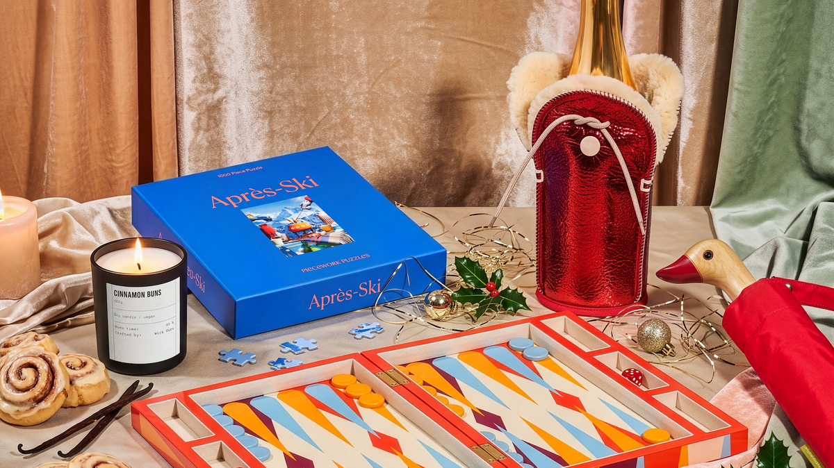 Auswahl an Weihnachtsgeschenken aus dem Sortiment von Maison Polaris
