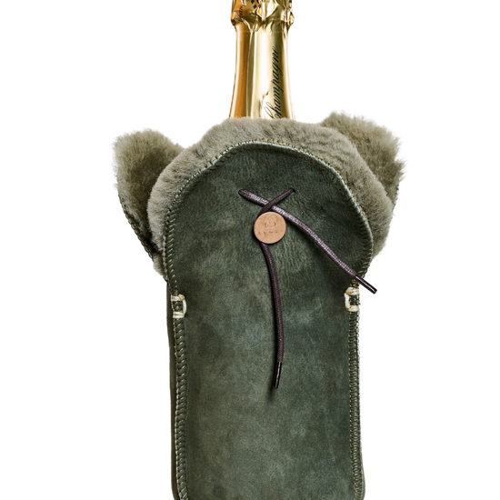 Schaffell-Flaschenkühler – Champagne