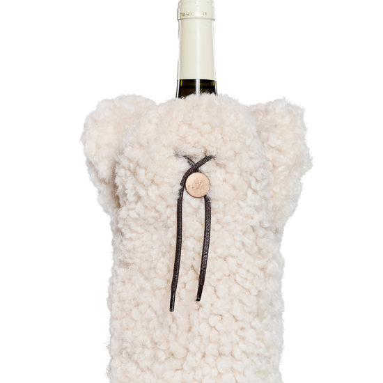 Schaffell-Flaschenkühler – Champagne