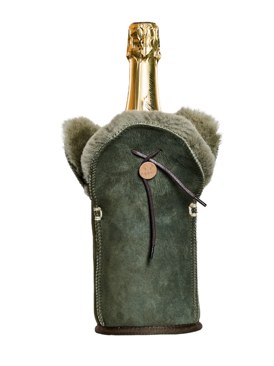 Schaffell-Flaschenkühler – Champagne