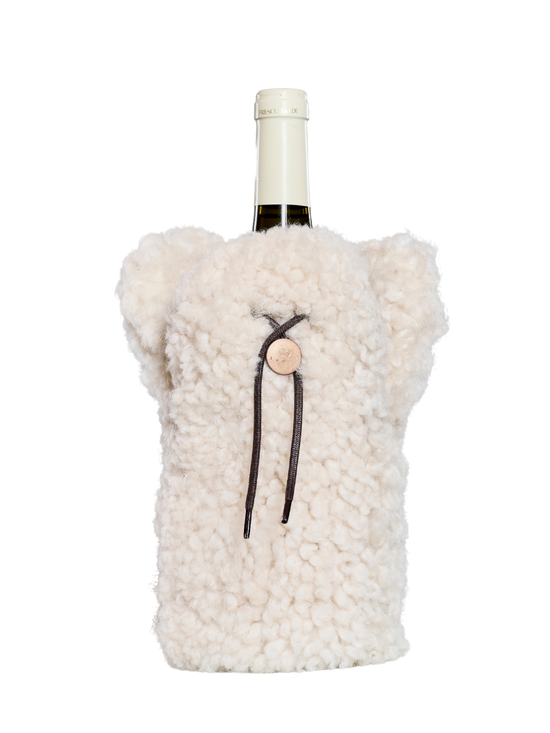 Schaffell-Flaschenkühler – Champagne