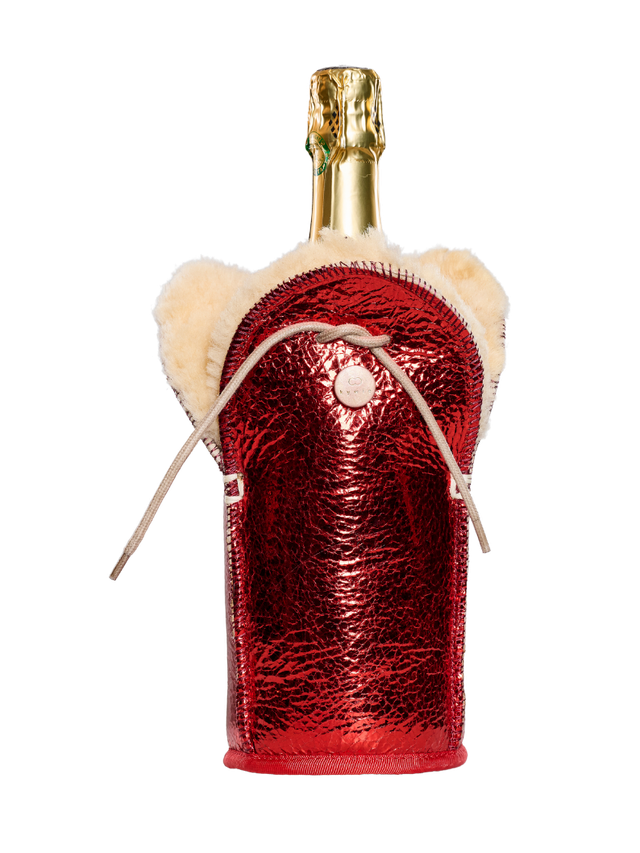 Schaffell-Flaschenkühler – Champagne (Sparkle Edition)